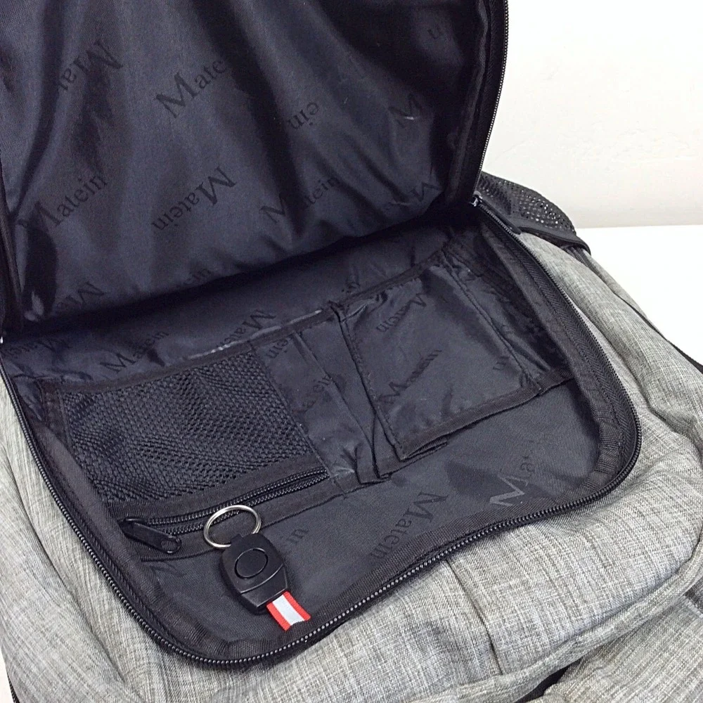 MATEIN Business Laptop Backpack Travel 15.6 Inch Gray Charge Port